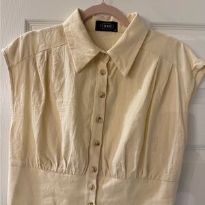 Cider Cream Textured Blouse